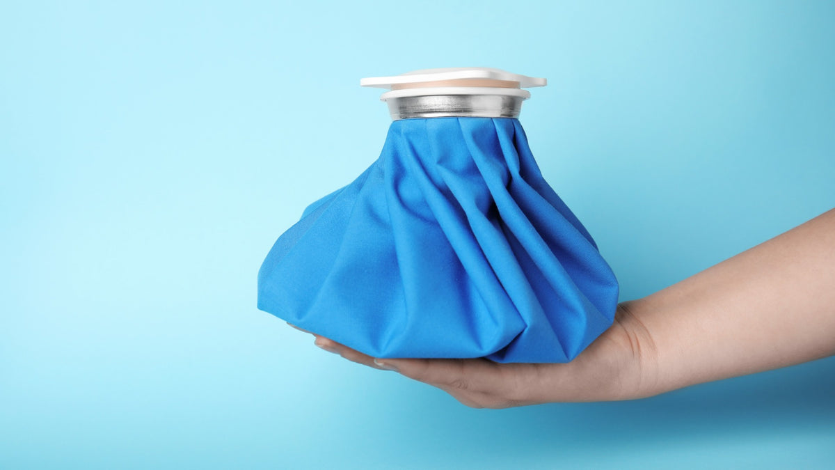 Poche de glace pour application froide sur tensions cervicales Image